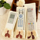 3Pcs Cloth Tv Remote Control Air Conditioning Remote Control Dust Jacket Du W2D3