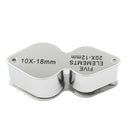 Jewellers Loupe Magnifier 20x 10x Magnifying Glass Eye Triplet Twin Lens for