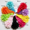 10pcs Baby Toddler Lace Flower Headband Hair Band Accessories Headwear A