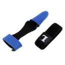 Fishing Rod Tip Cover Rod Sleeve Pole Glove Protector + Rod Tie Strap Blue