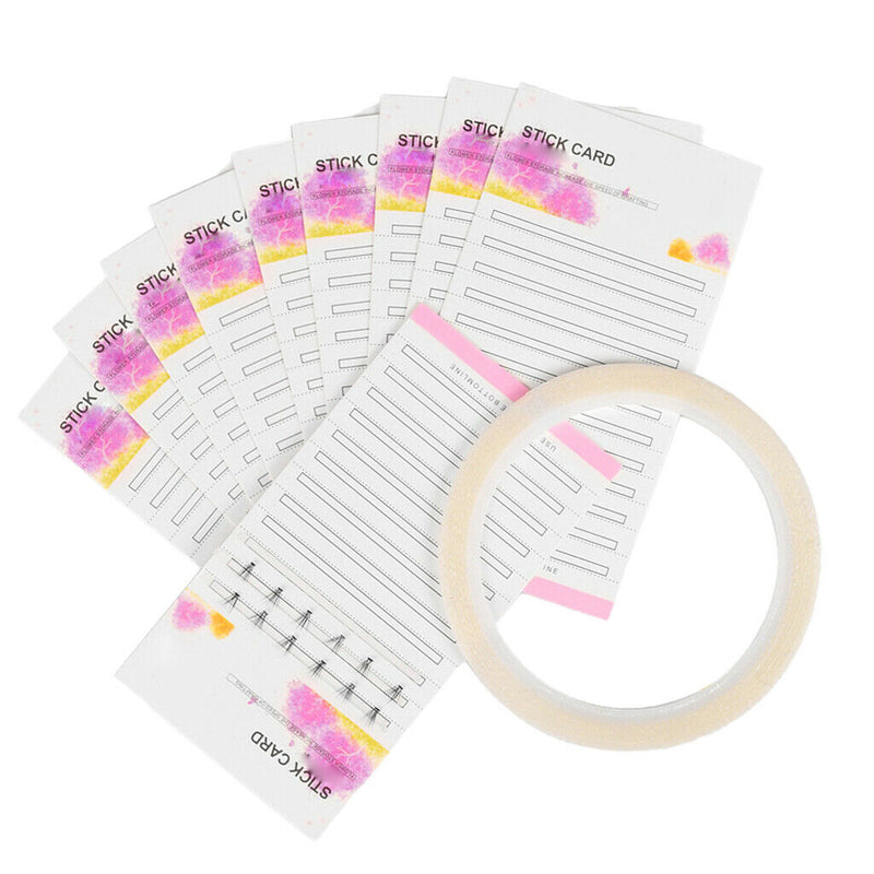 Set of 10 Professional Eyelash Extensions Russian Volume for False Eyelashes