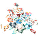 46 pcs/Set One Person Travel Planner Stickers Scrapbooking Journal Stickers BX