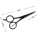 Black Facial Hair Scissors Stainless Steel Ears & Nose Eyebrow Moustache Scissor