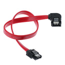 Premium SATA Cable III 6Gbps HDD SDD Data Cable with Locking Latch 12 Inch Red