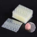 240 Pack Clear Jelly Two Sided Nails Tapes Breathable Stickers Adhesive Glue