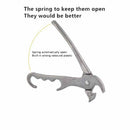 Pizza Pan Gripper for Deep Pizza Pans,Heavy Duty Cast Aluminum Pan Tongs,Gr