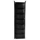 7 Pocket Hanging Vertical Garden Planter Indoor Outdoor Herb Pot Decor