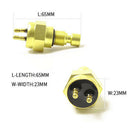 For Kawasaki/Prairie Radiator Fan Switch Sensor O-ring 27010-1202 Copper 2 Pins