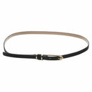 Fashion Lady Women Waistband Pu Leather Belt (Black)