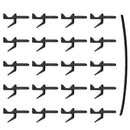 20Pcs Relay Clips With One Soft Tube - Sea Fishing Rig Trace Clips