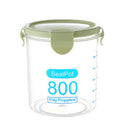 Kitchen Food Container Seal Pot Tea Coffee Candy Storage Tank Plastic Cerea A9D7
