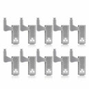 10Pcs Cabinet Cupboard Wardrobe LED Hinge Light Smart Sensor Lamp Warm Whit F4U2