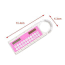 Mini Calculator Fashion Multifunction 10CM Ruler School C1Y8 Student Office F3R5
