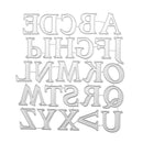Metal Cutting Dies Stencils for DIY Scrapbooking Photo Album Capital Letter A