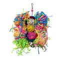 1 Pcs Bird Parrot Toys Natural Wood Bird Swing Climbing Chewing Standing Ha