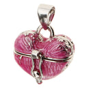 3x Heart Pet Urn Pendant Necklace Cremation Keepsake Memorial Craft Jewelry