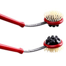 2in1 Portable Telescopic Back Scratcher+Massager Extendable to Elder Gift  Z