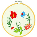 8cm Bamboo Frame Embroidery Hoop Ring DIY Cross Stitch Machine Loop Sew JR