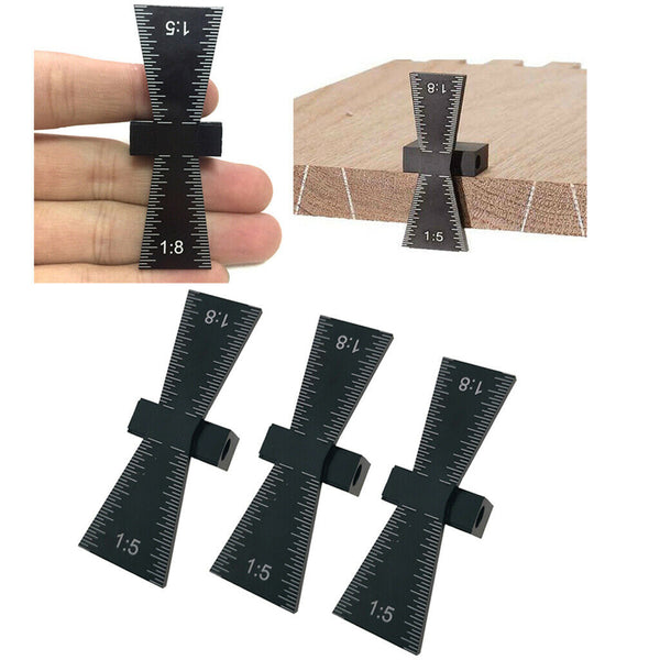 3 Pc Dovetail Marker Hand Cut Mortise Gauge Tenon Joint Mark Scraper DIY Kit