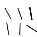 6Pcs 12'' Exhaust Muffler Motorcycle Universal Hanger Mounting Bracket Black