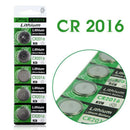 5x CR2016 3V Multipurpose Batteries DL2016 ECR2016 3V Button Coin Cell Battery