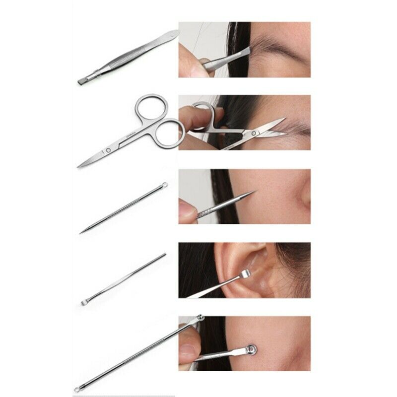 Nail Pedicure Set Professional 16 in 1 Stainless Steel Nail Cutting Machine N9O8