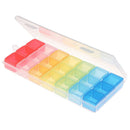 1Pc 21 Grids Pill Box Jewelry Case Organizer Container Storage Box Medicine  OZ