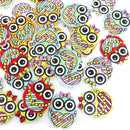 Owl 2Hole Wooden Buttons DIY Decor kids Clothes Sewing Buttons ScrapbookingBX