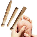 3Pcs Foot Massage Stick/ Reflexology Health Wooden New With Tool Chart Mass F5I9