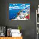 5D DIY Full Drill Diamond Painting Seaside Castle Cross Stitch Embroidery