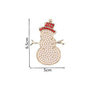 Snowman Keychain Pendant DIY Point Diamond Keychain Decorative Quality *1 Hot