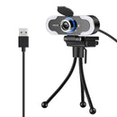 1080P Built-in Mic Game With Privacy Cover Tripod Fill Light HD Webcam Recording