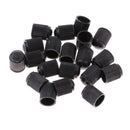 20pcs Bicycle Tire Valve Caps Black Universal Stem Covers for Cars Bike Trucks