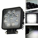27W 9 x 3W Square LED Work Light Truck Lamp Camping Boat 12V 24V 6000K FLOO