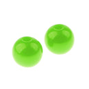 30 Pieces 6mm Fishing Large Fishing Beads Carp Fishing Stop Rigs Beads Green