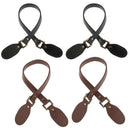 4PCS Bag Handle Handbag Strap Replacements DIY Bag Accessories Black+Brown