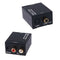 Digital Optical Coaxial Toslink to Analog RCA L/R Audio Converter Adapter Cables