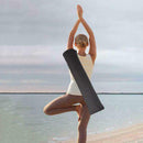 Tarpaulin Exercise Gym Fitness Pilates Yoga Mat Bag Carrier Backpack H DKB