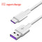 Fast Charging USB-C Cable 5A Super Charge USB Type-C for Huawei Mate 10 Plus P10