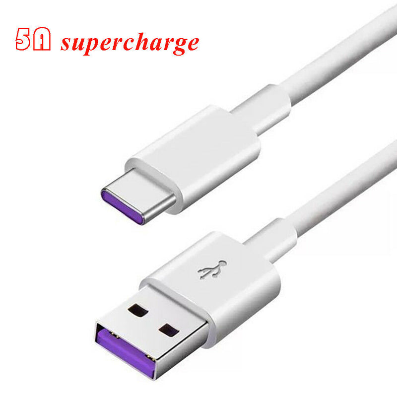 Fast Charging USB-C Cable 5A Super Charge USB Type-C for Huawei Mate 10 Plus P10