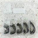 51Pcs Fishing Hooks High Carbon Steel Worm Senko Bait Jig Fish Hooks with P