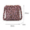 2x Plush Leopard Print Shoulder Bag for