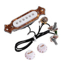 Metal Single Coil Magnetic Acoustic Guitar Pickup for 38-41"Guitar Replacement