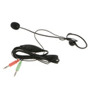Corded PC Headset with Microphone, Dual 3.5mm Jack Noise Cancelling Monaural