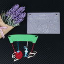 Christmas Banner DIY Metal Scrapbook Embossing Craft Cutting Die