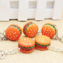 Cute-Hamburger Key Chain Ring^Charm Pendant Bag Purse Food Keyring Women^JewelME