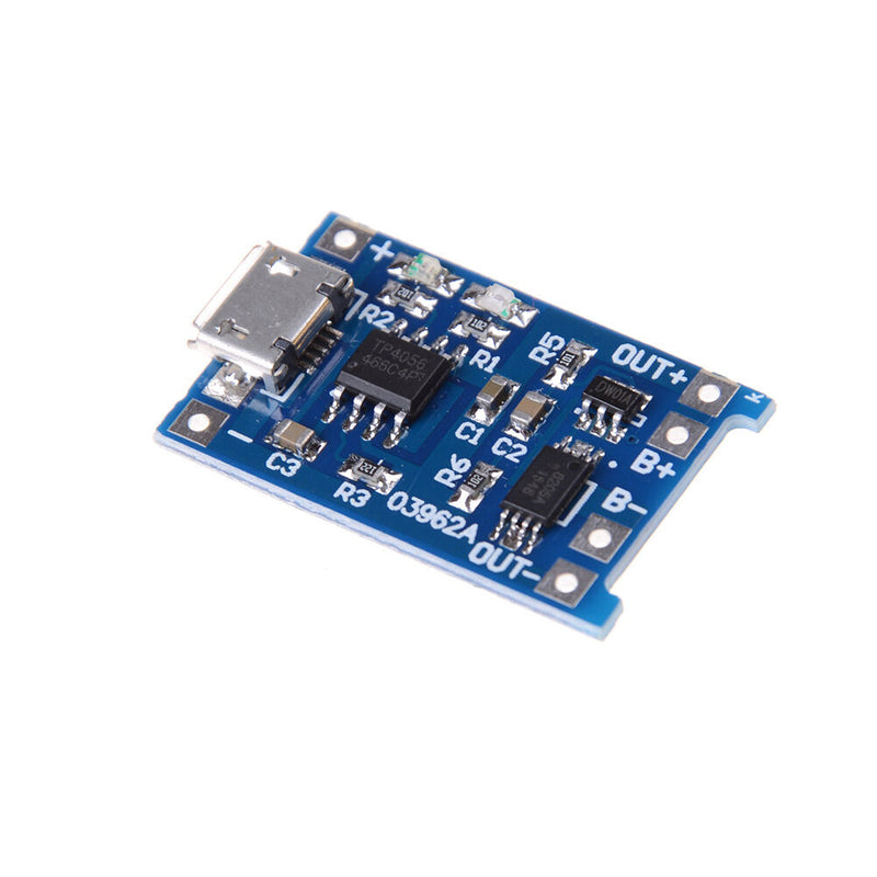 2Pcs/set 5V Micro USB 1A 18650 Lithium Battery Charging Board Charger Module TSE