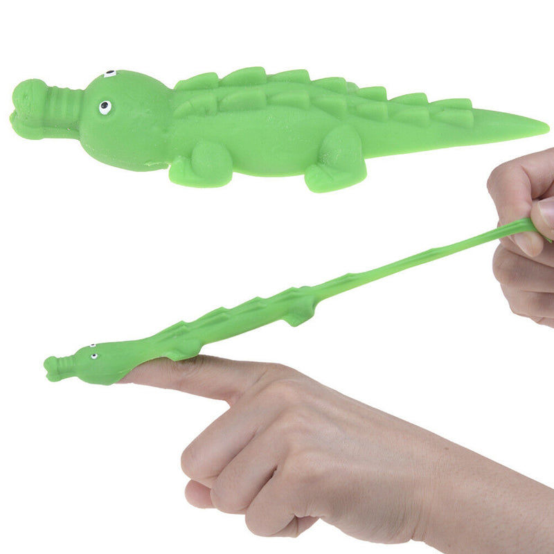 1Pc cute stretchy finger slingshot sticky flying marine animal kids toys R