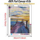 Scenery 5D DIY Full Round Drill Diamond Painting Cross Stitch Art (B953)