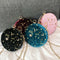 Starry Sky Circular Fashion Suede Shoulder Bag Chain Belt Women'S Crossbody D1R3